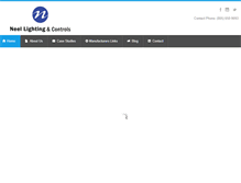 Tablet Screenshot of neellighting.com